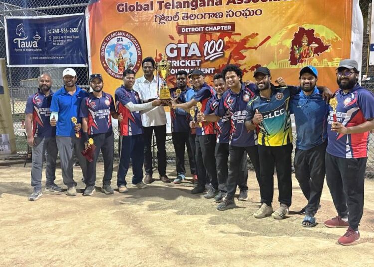Cricket carnival in Detroit, USA: Red-hot Mirchi Masters douse Warangal Wildfires in final of GTA-100 Cricket Championship